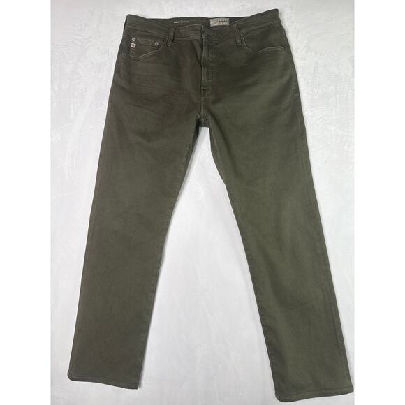 AG-ED DENIM Adriano Goldschmied‎ Everette Mid Rise Slim Straight Leg Size 38 - Picture 1 of 10